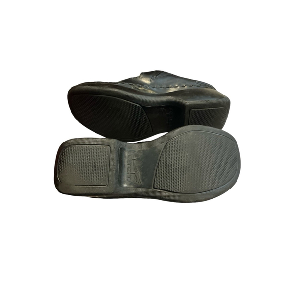 Dansko Platform Clogs Shoes Size US 8.0 Women’s Eur 40 Black Unisex /40 - Picture 6 of 8